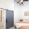 bedroom with large sliding door
