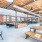 open club room with large windows